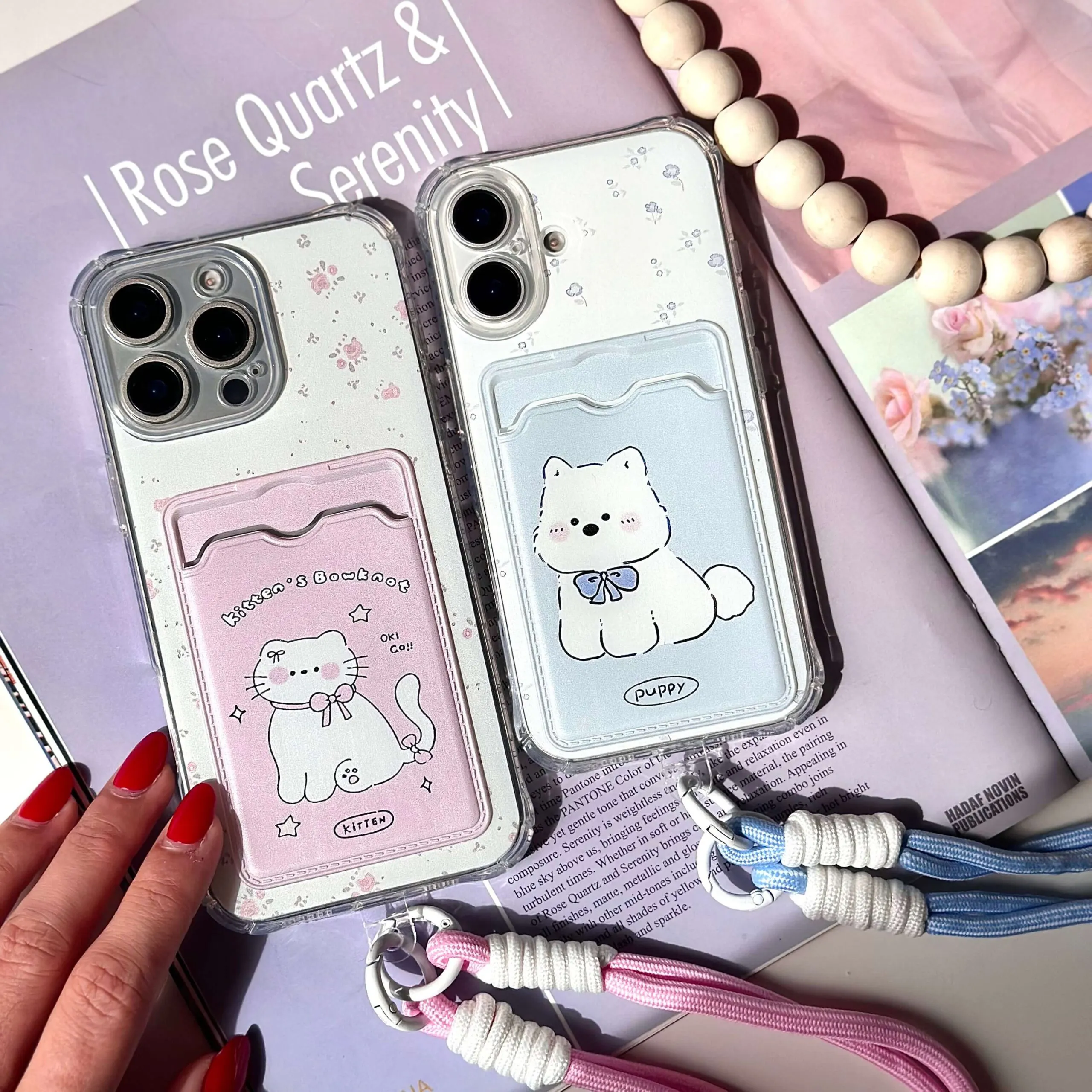 کاور جاکارتی لنیارد گربه صورتی